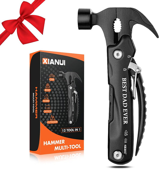 Gifts for Dad, All in One Hammer Multitool, Dad Gifts from Daughter Son, Unique Birthday Gift Idea, Gifts for Dad Who Has Everything and Wants Nothing, Christmas Stocking Stuffers for Dad