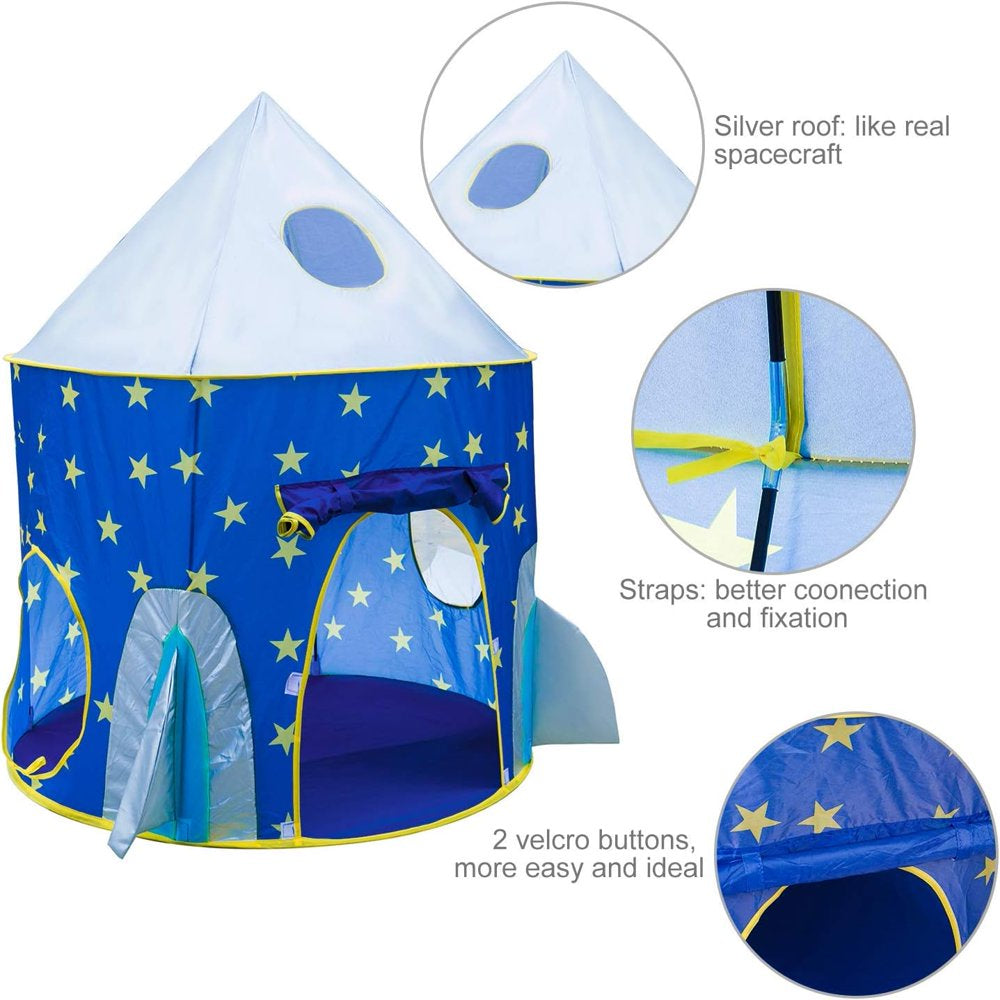 Kids Play Tent, 3 in 1 Kids Play Tent for Toddler Boys with Play Tunnel & Baby Ball Pit & Castle Tent and Storage Bag, Indoor Outdoor Toy Tent for Toddlers Kids Toy Gifts (Without Ball)