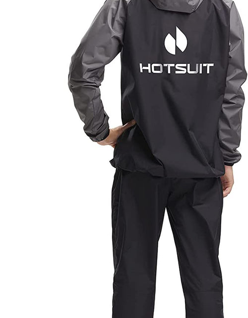 Load image into Gallery viewer, Sauna Suit for Men Sweat Sauna Jacket Pant Gym Workout Sweat Suits
