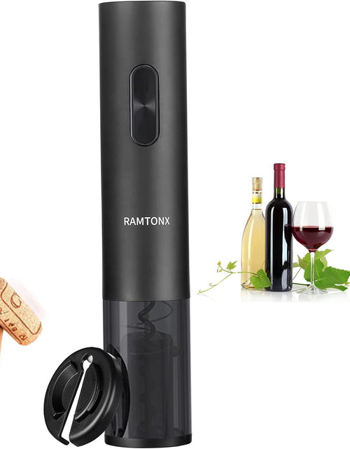Load image into Gallery viewer, Electric Wine Bottle Opener, Battery Operated Wine Opener Corkscrew Set with Foil Cutter, Automatic Reusable Easy Carry Wine Opener Gift for Waiter Women as Bar Outdoor Kitchen Wine Accessories
