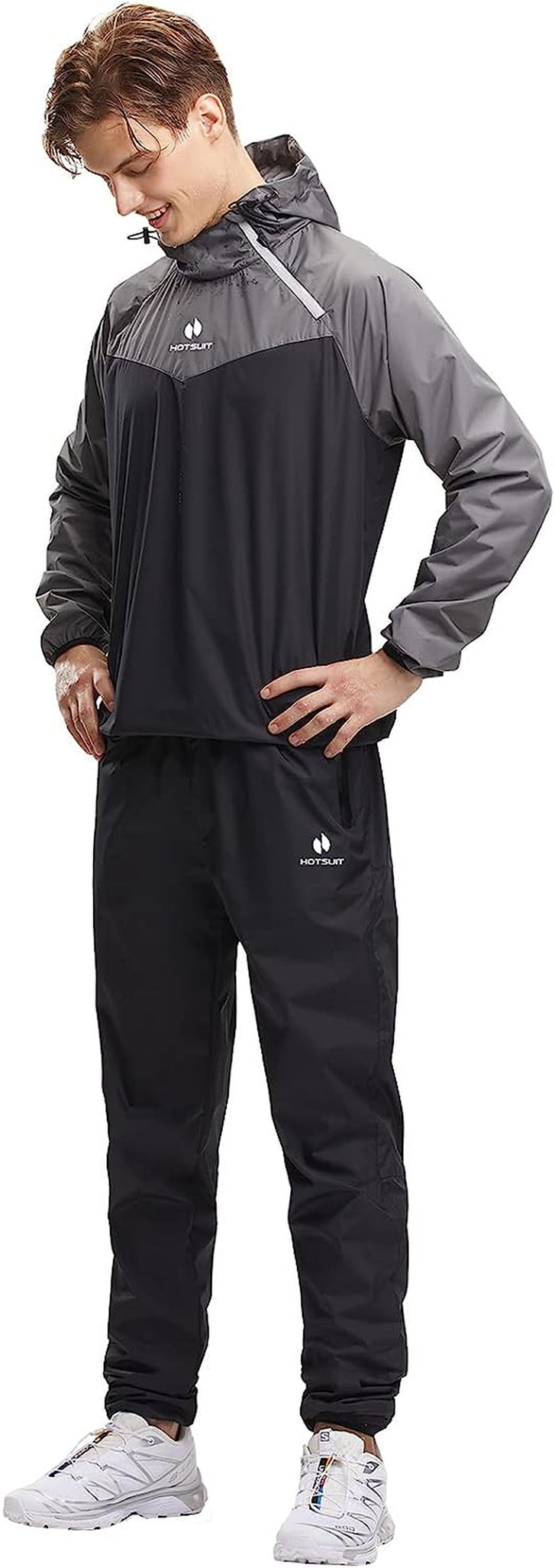 Sauna Suit for Men Sweat Sauna Jacket Pant Gym Workout Sweat Suits